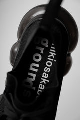 GROUNDS Jewelry Trainers Black Japanese brand bubble air cushion sneakers