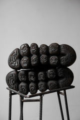 GROUNDS Jewelry Trainers Black Japanese brand bubble air cushion sneakers