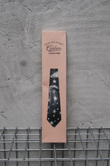 Calee Star Print Tie BLACK 日系復古美式品牌 黑色星星領帶 全新