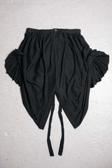 ベルンハルト・ウィルヘルム 07A/W レディーススカート ドイツデザイナーブランド ドローストリング変形膝丈スカート 日本製