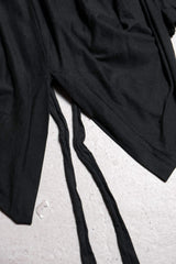 ベルンハルト・ウィルヘルム 07A/W レディーススカート ドイツデザイナーブランド ドローストリング変形膝丈スカート 日本製