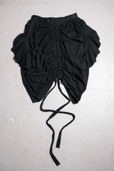 ベルンハルト・ウィルヘルム 07A/W レディーススカート ドイツデザイナーブランド ドローストリング変形膝丈スカート 日本製