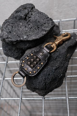 Cut Rate Baltimore Studded Leather Key Holder 美國手工皮件品牌 黑色鉚釘皮革鑰匙扣