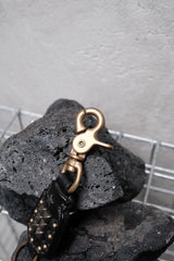 Cut Rate Baltimore Studded Leather Key Holder 美國手工皮件品牌 黑色鉚釘皮革鑰匙扣