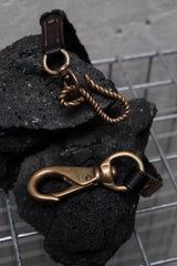 The Cut Rate Baltimore Braided Leather Wallet Chain 美國手工皮件品牌 編織皮革黃銅錢包鏈