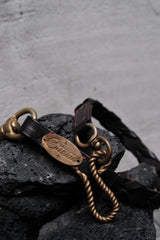 The Cut Rate Baltimore Braided Leather Wallet Chain 美國手工皮件品牌 編織皮革黃銅錢包鏈