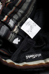 Frapbois x Wildthings Fleece Patch Pants Japanese brand fleece patchwork 9-point pants