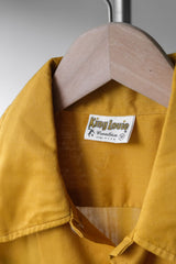 1970年代の「キング・ルイ」刺繍ボウリングシャツ。70年代のヴィンテージ刺繍ボウリングシャツ。アメリカ製。