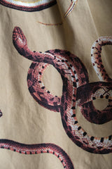 UCONアクロバットフルスネークプリントシャツドイツベルリンデザイナーブランドスネークプリントコットンシャツ