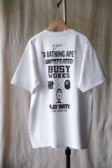 A Bathing Ape BAPE x UNDEFEATED 15S/S Mr Cartoon Flag Tee joint American flag short kick