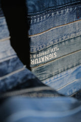 Remake Vintage Multi Patchwork Denim Jeans 古著重製系列 多重拼接闊腿牛仔褲