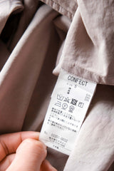 CONFECT ネストローブ シルキーツイルイージージャケット 日本のデザイナーブランド シルク、リネン、コットン混紡 日本製カジュアルスーツジャケット