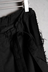 GROUND Y ヨウジヤマモト 19A/W ギャバジン サスペンダー クロップドパンツ