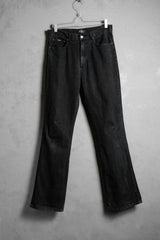 カルバン・クライン ジーンズ ヴィンテージ ブラック デニム ブーツカット ジーンズ