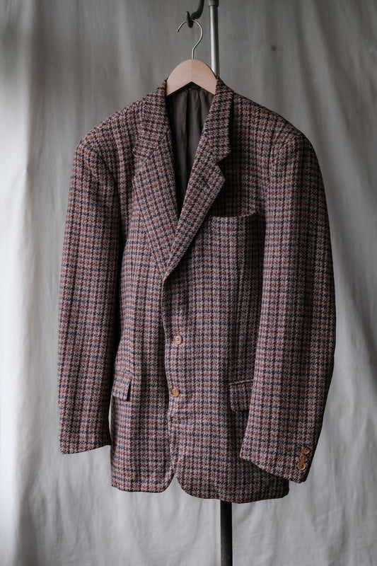 ”Virgiling” Harris Tweed Houndstooth Wool Blazer Made in Italy 義大利製 羊毛粗花呢西裝外套