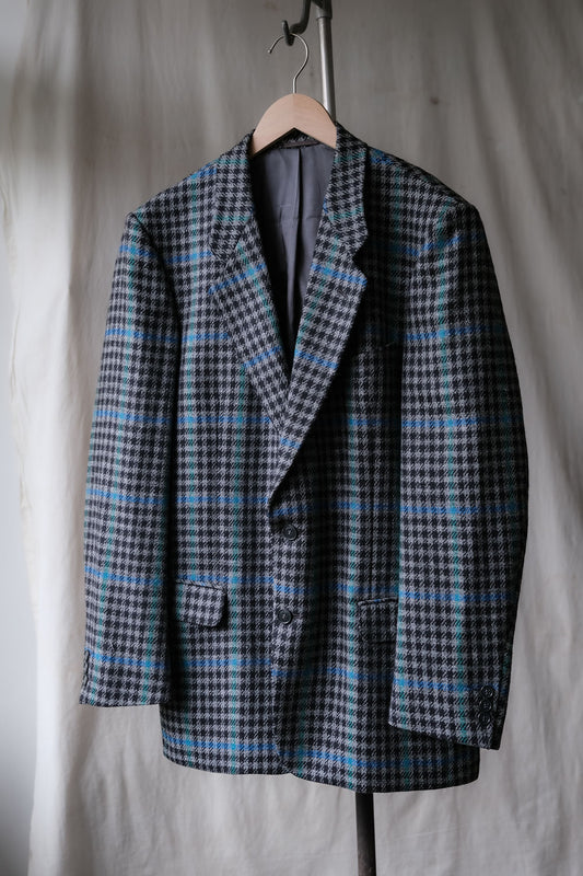 「JAMES WILTON」ハウンドトゥースウールツイードブレザー