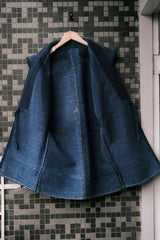 Vintage Japanese Indigo Dyed Noragi Sashiko jacket 古布藍染刺子背心