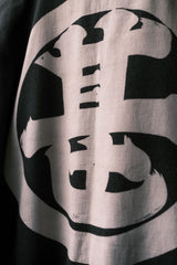 ヴィンテージ 藍染め シール半纏 古代布 筒絵 大判 職人技 キルト