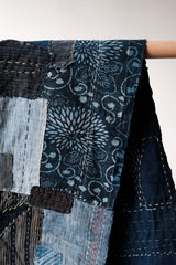 Japanese Multi-Panel Sashiko Vintage Boro Fabric 多重拼接刺子繡古布