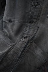 Vintage 60s Distressed Moleskin Work Jacket & 50s French Work Pants