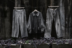 Vintage 60s Distressed Moleskin Work Jacket & 50s French Work Pants