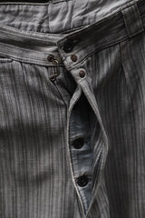 Vintage 60s Distressed Moleskin Work Jacket & 50s French Work Pants