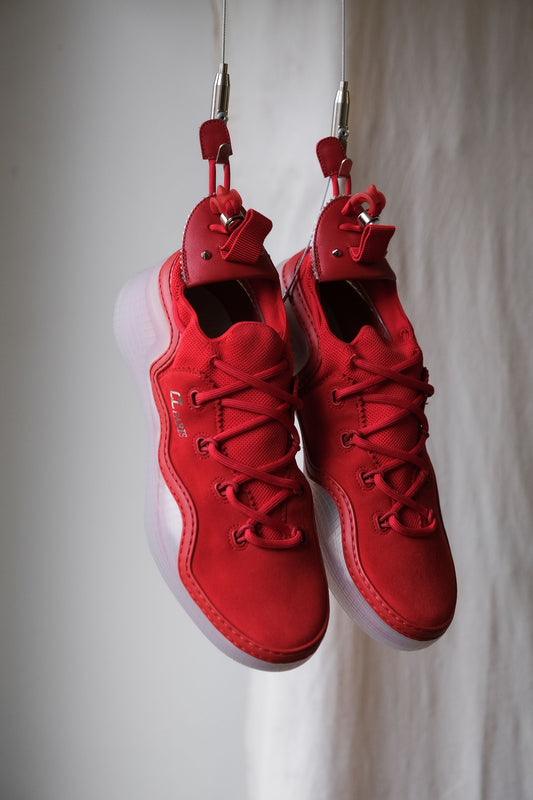 Christian Louboutin Suede Arpoador Low Sneakers 紅底鞋 麂皮半透明底運動鞋 全新
