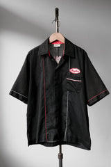 1970年代「キング・ルイ」ポリエステル/コットン刺繍ボウリングシャツ 70年代ヴィンテージボウリングシャツ刺繍