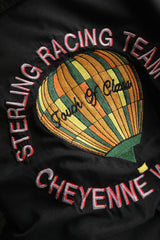 1970年代「キング・ルイ」ポリエステル/コットン刺繍ボウリングシャツ 70年代ヴィンテージボウリングシャツ刺繍