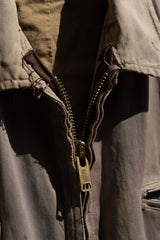 1940s~50s Vintage Euro work Jacket Coats&Clark Zipper