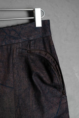 IRENSENSE 24S/SS ジッパーパンツ 台湾デザイナーブランド 立体仕立て ジッパーポケットパンツ