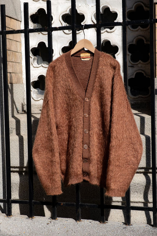 60s Jantzen Mohair Cardigan Crazy Hair