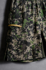 Mountain Martial Arts MMA 19S/S 7ポケット ランショーツ。デジタルカモフラージュ柄の日本製アウトドアトレイルランニングショーツです。