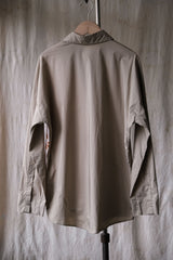 CIVIDINI Stitch Panel Shirt Italian brand different material stitching shirt made in Italy