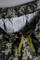 Mountain Martial Arts MMA 19S/S 7ポケット ランショーツ。デジタルカモフラージュ柄の日本製アウトドアトレイルランニングショーツです。