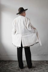 CHIAHUNG SU オーバーサイズ ジャカード ブレザー ジャケット 台湾の職人デザイナーブランド オーバーサイズ ジャカード スーツ ジャケット