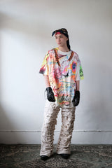 Hand Painted Tee 滿版塗鴉噴漆短T