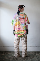 Hand Painted Tee 滿版塗鴉噴漆短T