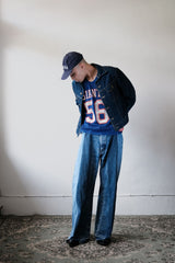 Ban Restructure Colorblock Wide-Leg Jeans (C)