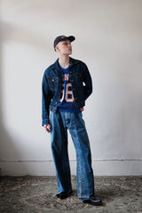 Ban Restructure Colorblock Wide-Leg Jeans (C)