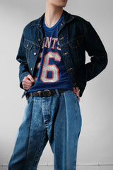 Ban Restructure Colorblock Wide-Leg Jeans (C)