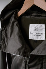 ビューティ&ユース ユナイテッドアローズ ミリタリージャケット 日本の厳選ブランド フード付きミリタリージャケット