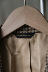 "Austin Reed" Houndstooth Wool Blazer American custom wool houndstooth suit jacket