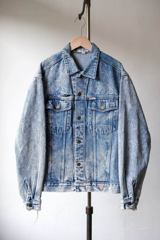 80~90s Guess by Georges Marciano Vintage Denim Jacket 美國丹寧老牌古著牛仔外套