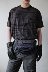 SOMEWHERE OUTSIDE HIKING COMPANY (SOHC) オーククロスセクショングラフィックTシャツ 韓国アウトドア機能性ブランド 木目プリント 通気性 半袖