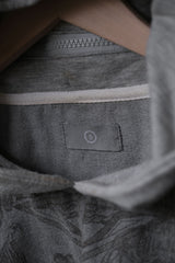 OVKLAB 17A/W Tattoo Print Denim Hooded Pullover Taiwan street brand sketch tattoo print stone washed denim hooded pullover