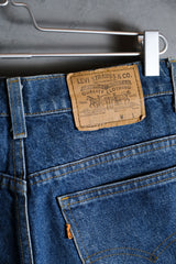 Levi's 1980's Vintage 517 Orange Tab Bootcut Denim Jeans Original vintage orange label denim bootcut pants