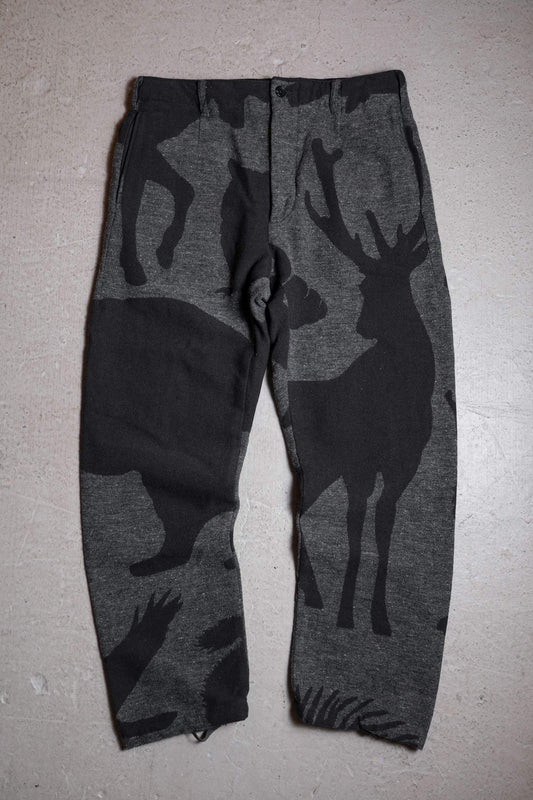 Engineered Garments Benson Pants Animal Wool Jacquard 日本設計師品牌 動物印花羊毛長褲 美國製
