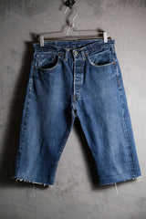 Levi's Vintage Clothing LVC 2000年代 44501 ビッグE セルビッジデニムショーツ 555 ファクトリー USA製 セルビッジデニムパンツ ショーツ