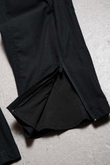 WISDOM 23SS テクノロジーデニム 3.0 パンツ - ブラック 台湾デザイナーブランド テクノロジーデニムパンツ